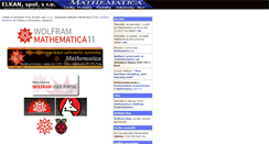 Desktop Screenshot of mathematica.cz